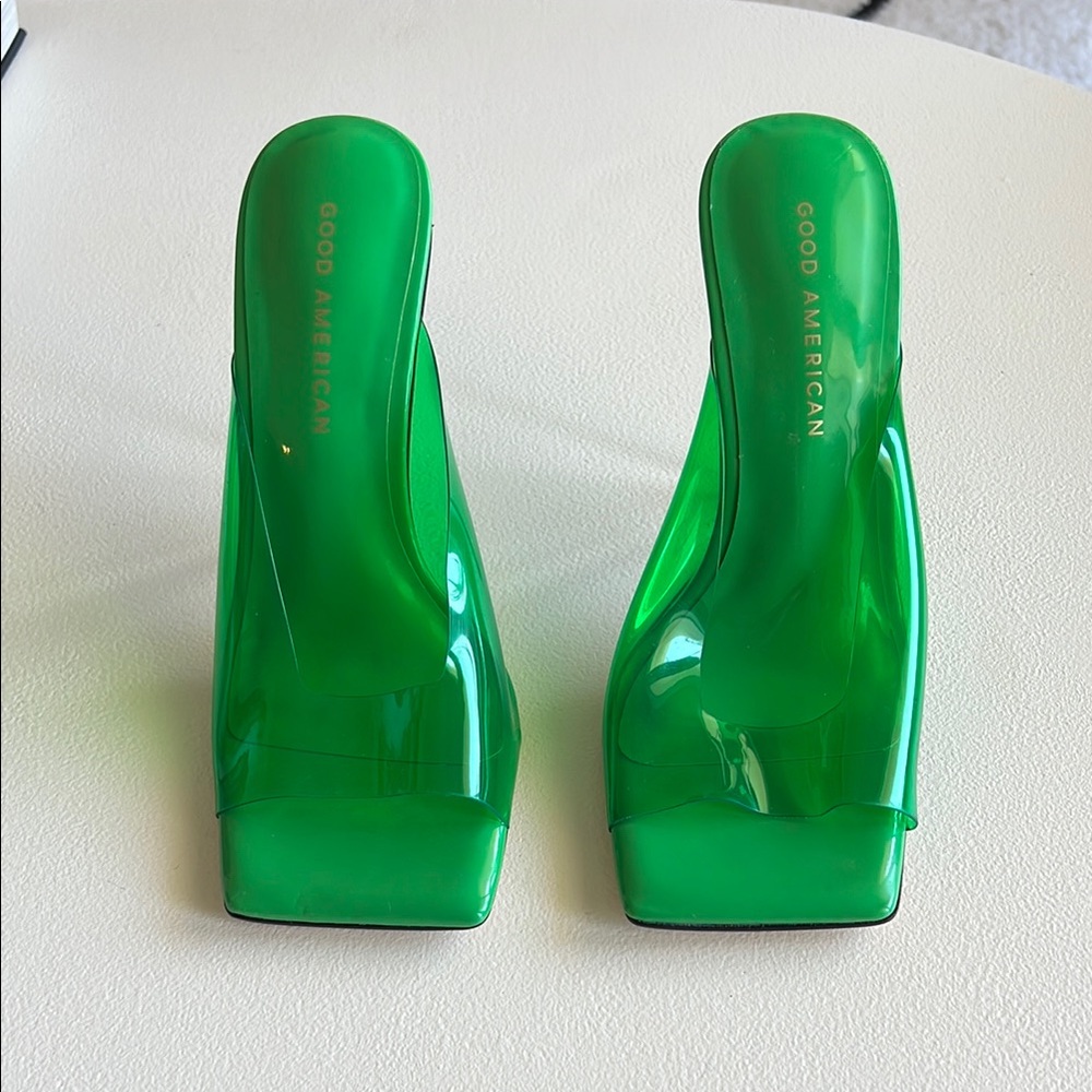 Good American Green Heels